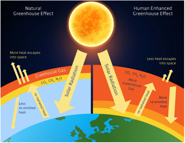 The Greenhouse Effect Explained (Source    University of Singapore)